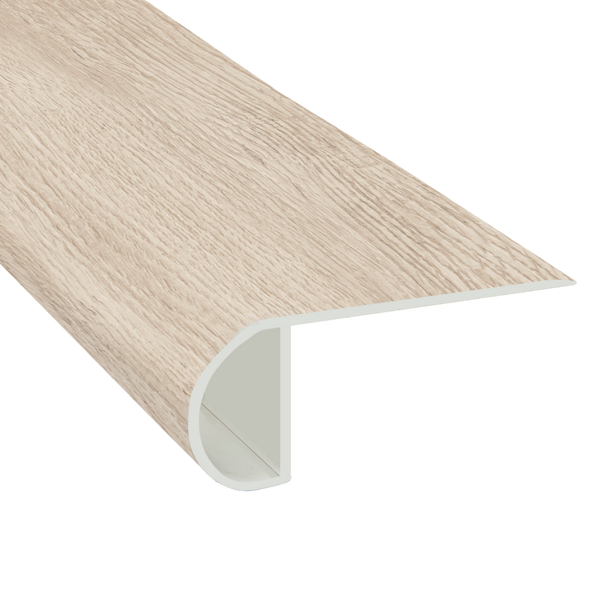 Crisp Harvest Oak Laminate Waterproof 2.25 in wide x 7.5 ft Length Low Profile Stair Nose