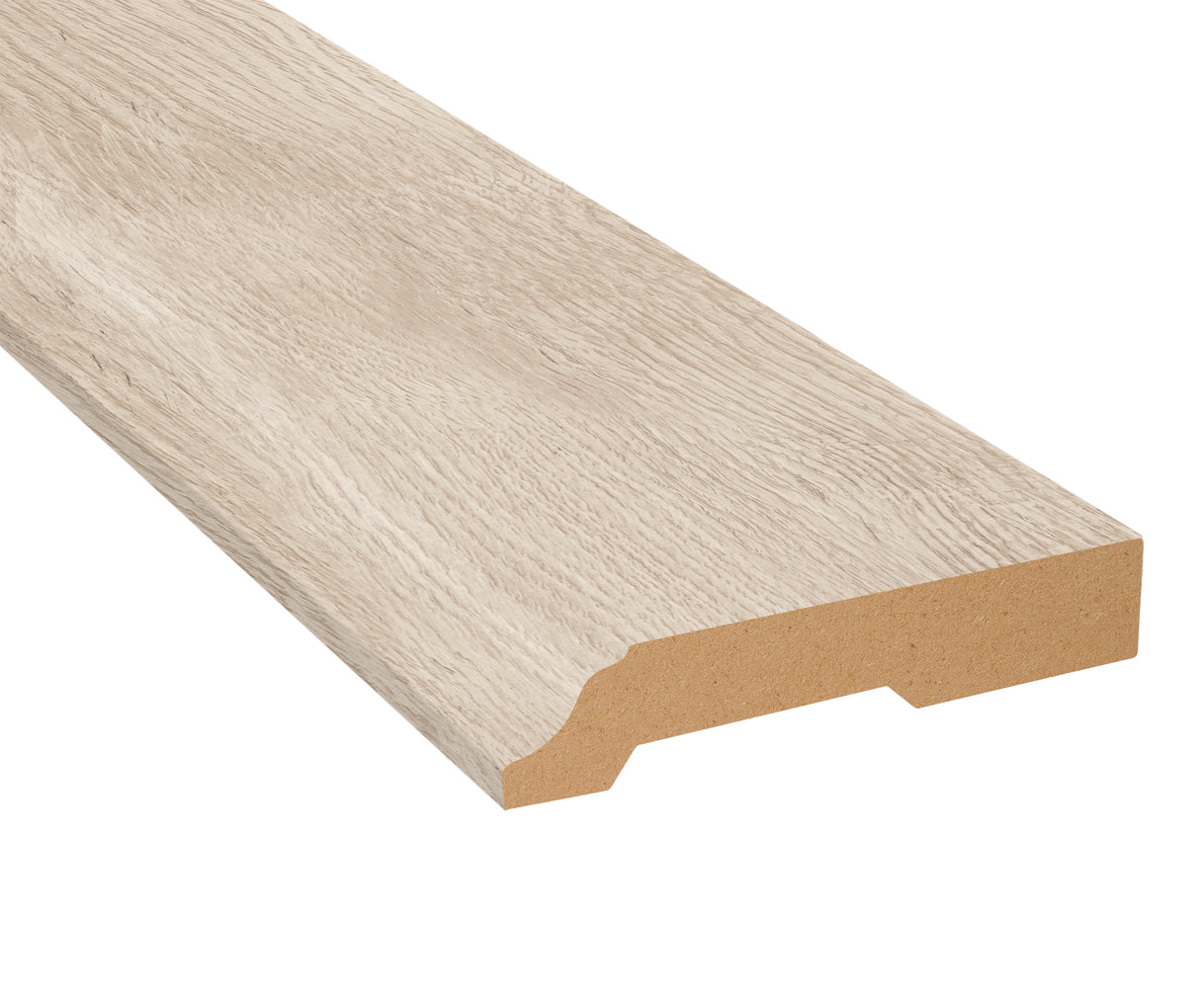 Crisp Harvest Oak Laminate 3.25 in wide x 7.5 ft Length Baseboard