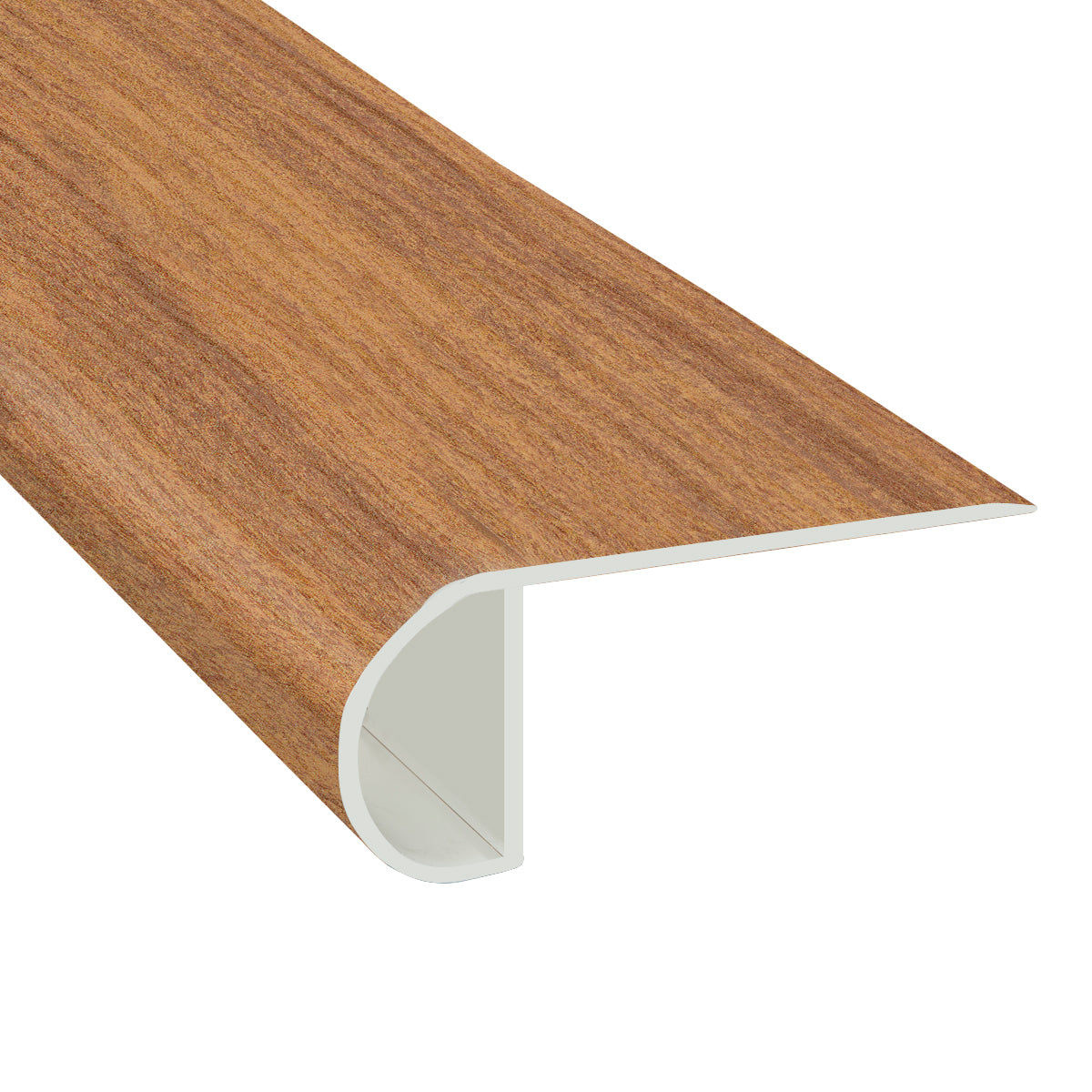 DH WP Red Cumaru Laminate Waterproof 2.25 in wide x 7.5 ft Length Low Profile Stair Nose