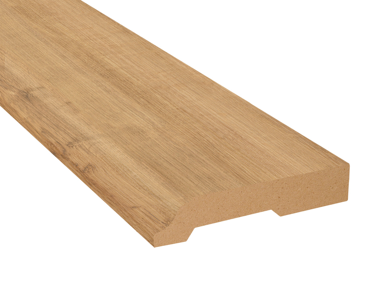 Coastal Oak Laminate 3.25 in wide x 7.5 ft Length Baseboard