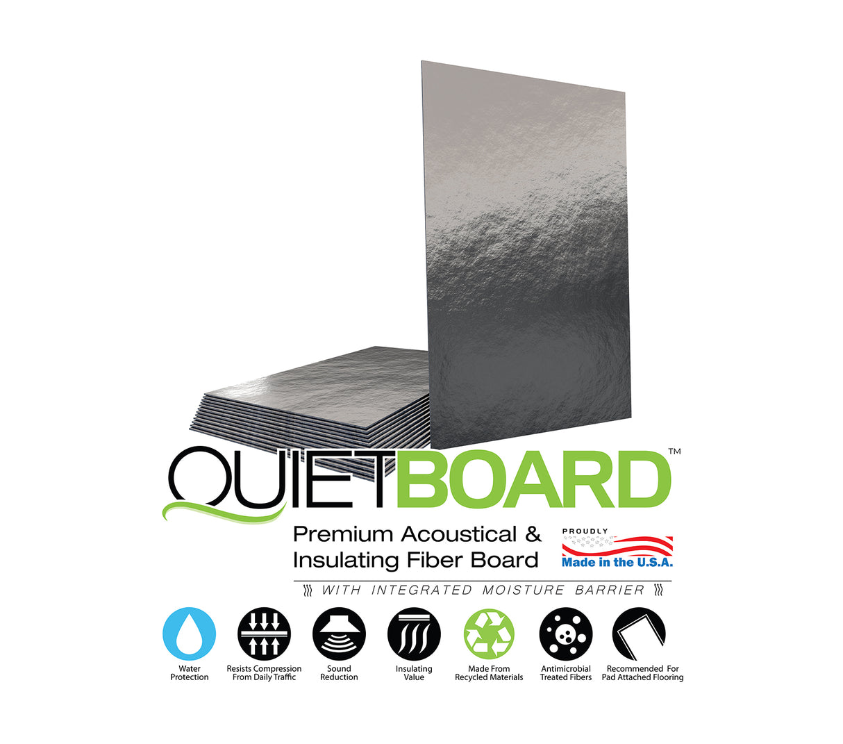 Underlayment - QuietBoard 90sft