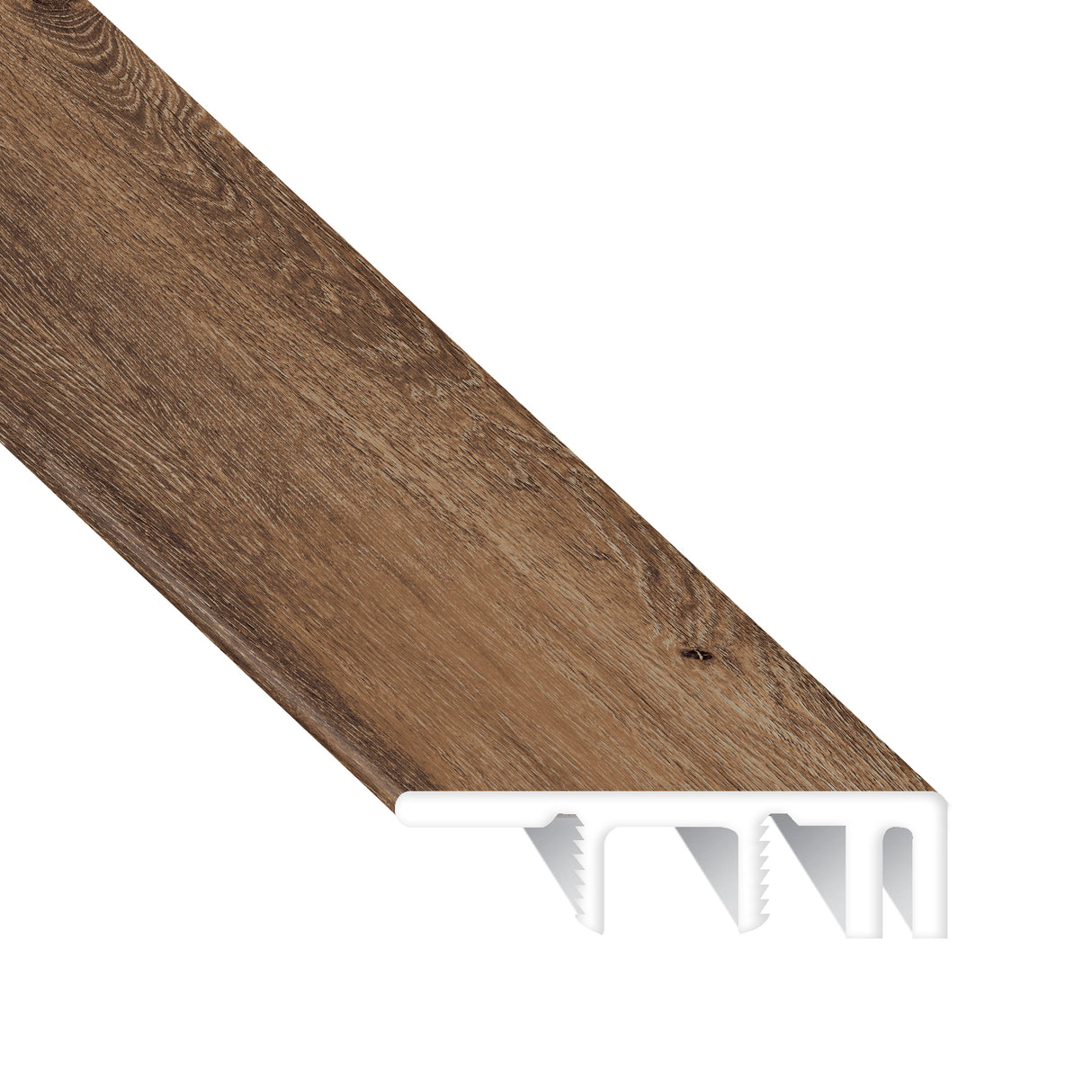 Saxon Garden Oak Waterproof 1.5 in wide x 7.5 ft Length End Cap
