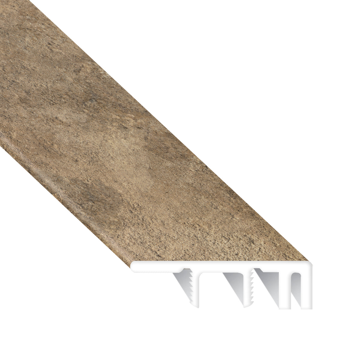 Twilight Villa Stone Laminate Waterproof 1.5 in wide x 7.5 ft Length Low Profile End Cap