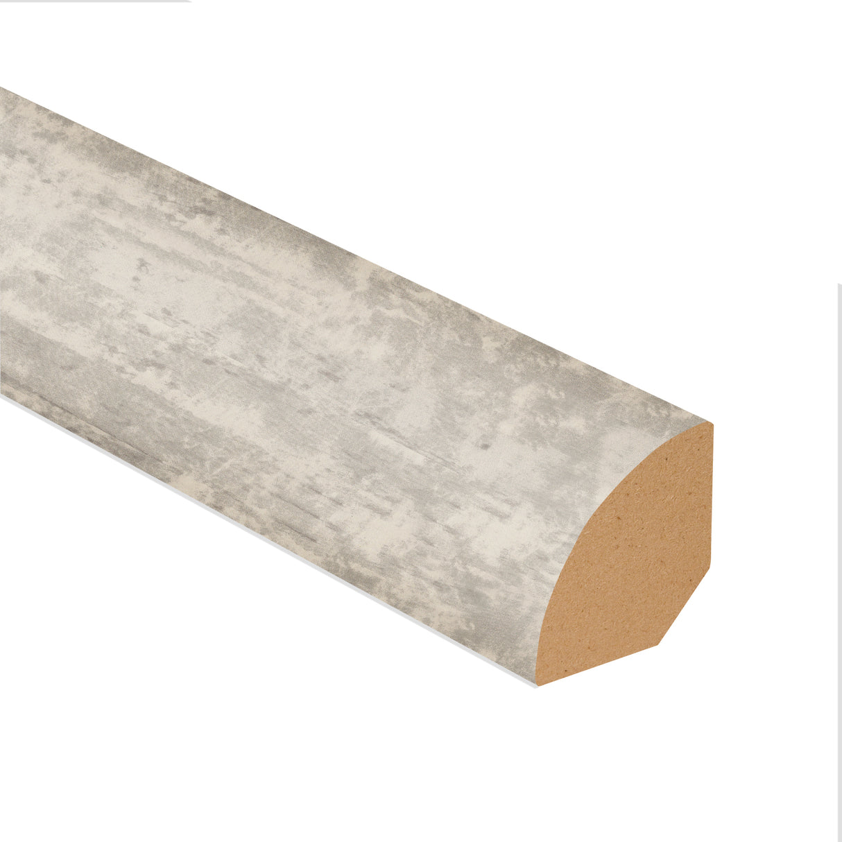 Quilted Gray Tile Laminate .75 in wide x 7.5 ft Length Quarter Round