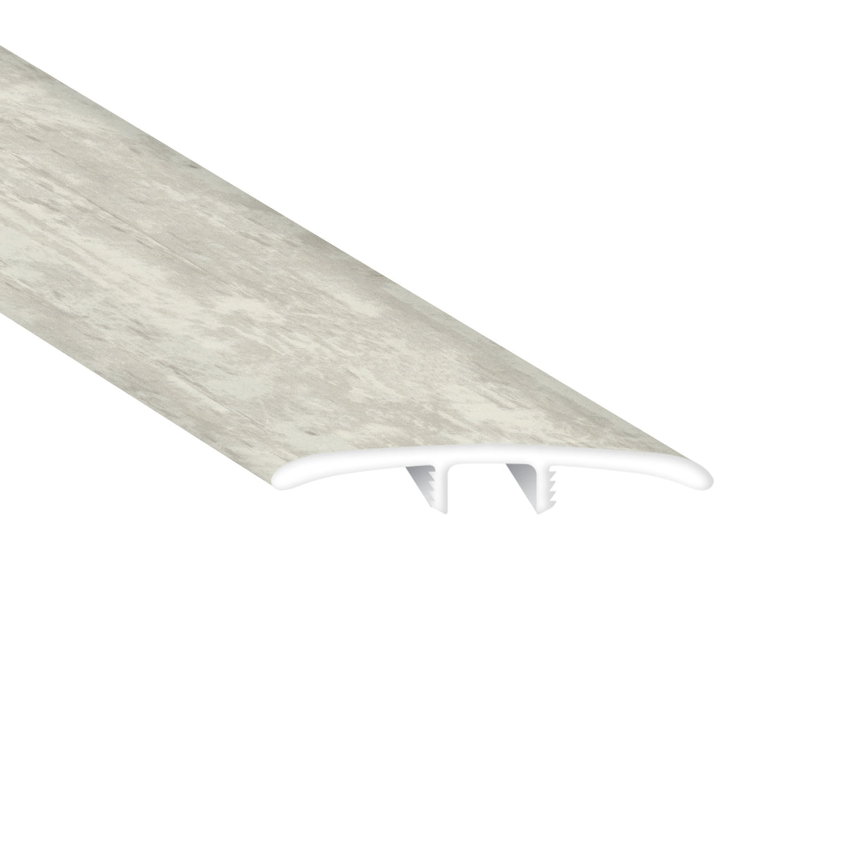 Quilted Gray Tile Laminate Waterproof 1.77 in wide x 7.5 ft Length Low Profile T-Molding