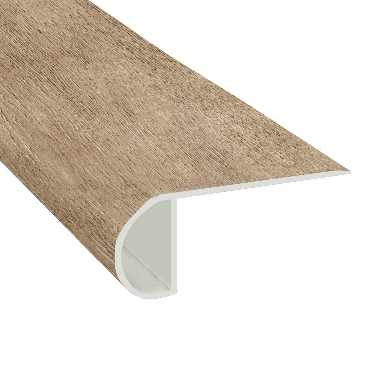 Luxembourg Oak Waterproof 2.25 in wide x 7.5 ft Length Low Profile Stair Nose