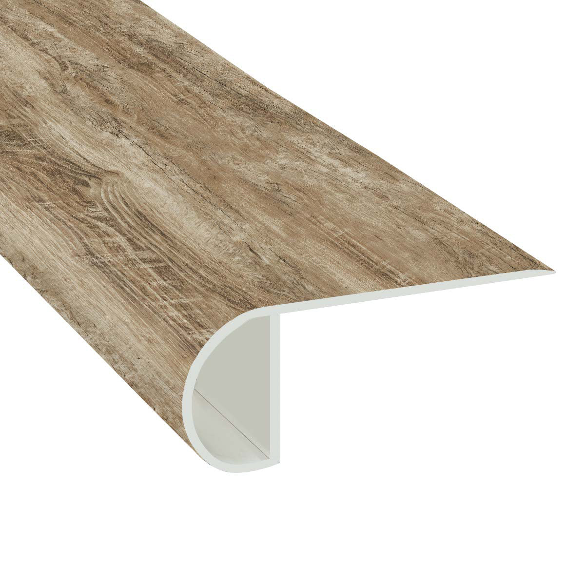 Wagon Wheel Oak Waterproof 2.25 in wide x 7.5 ft Length Low Profile Stair Nose