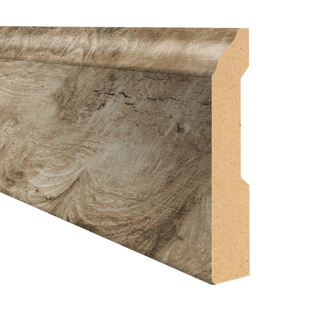 Wagon Wheel Oak 3.25 in wide x 7.5 ft Length Baseboard