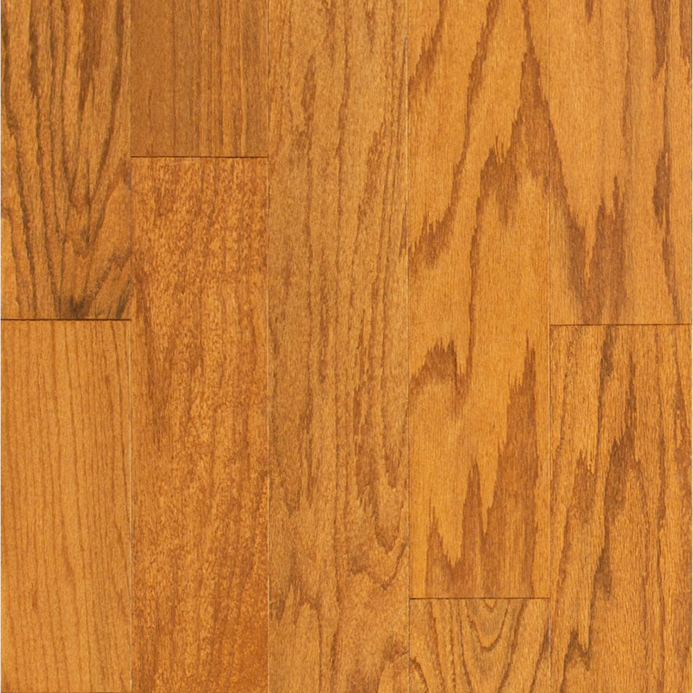 3/8 in. Gunstock Oak Prefinished Engineered Hardwood Flooring 5 in. Wide