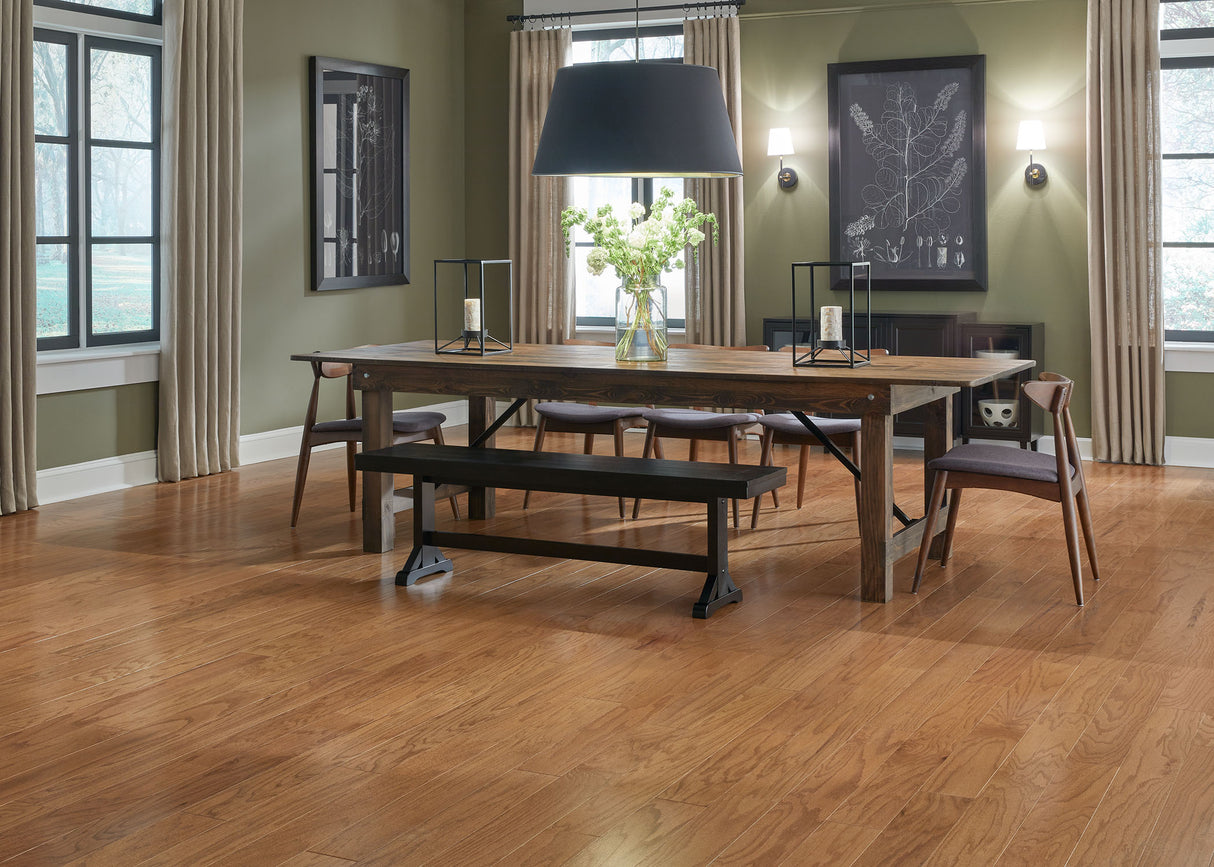 3/8 in. Butterscotch Oak Prefinished Engineered Hardwood Flooring 5 in. Wide