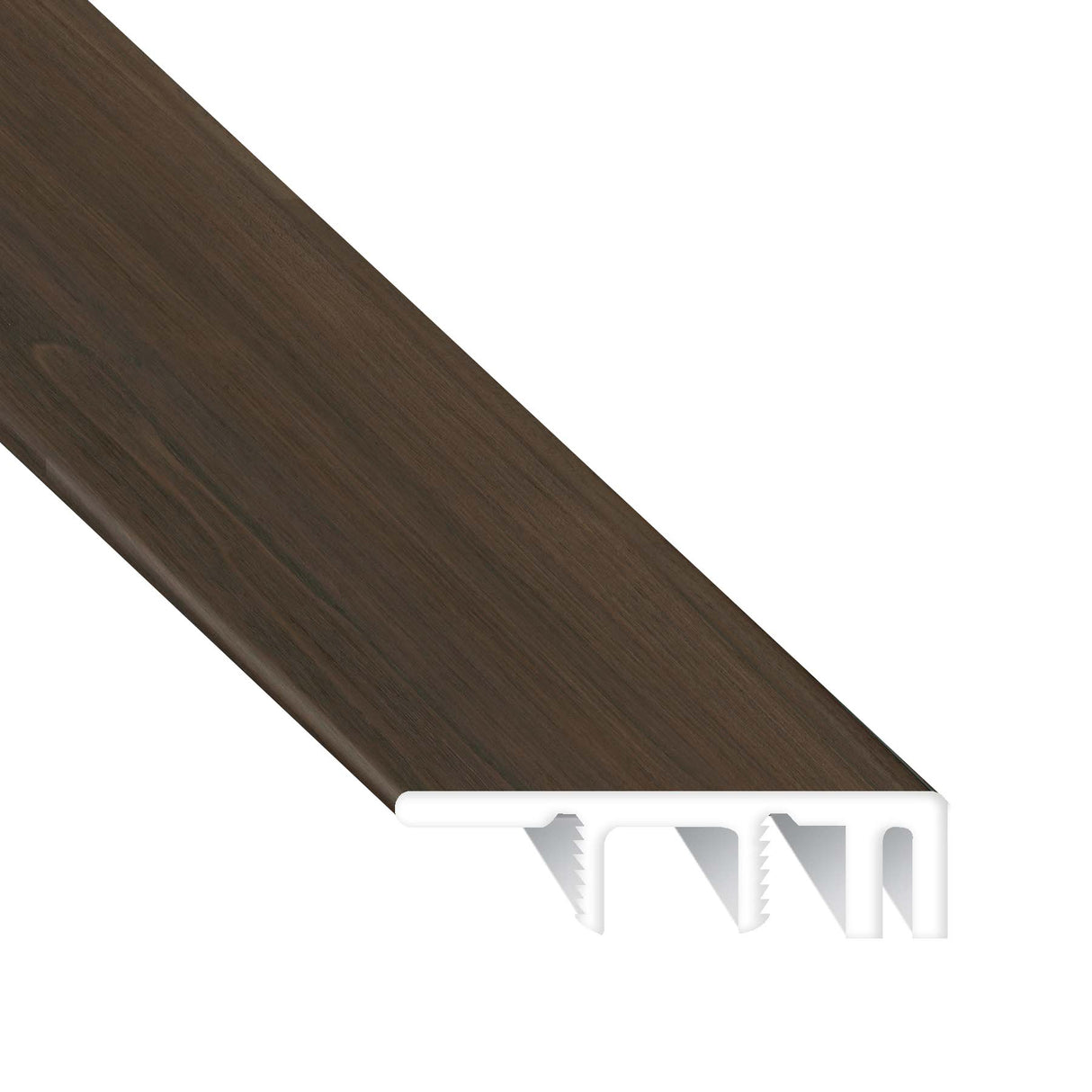Monroe Walnut Waterproof 1.5 in wide x 7.5 ft Length End Cap