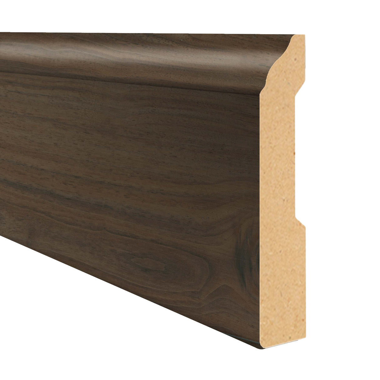 Monroe Walnut 3.25 in wide x 7.5 ft Length Baseboard