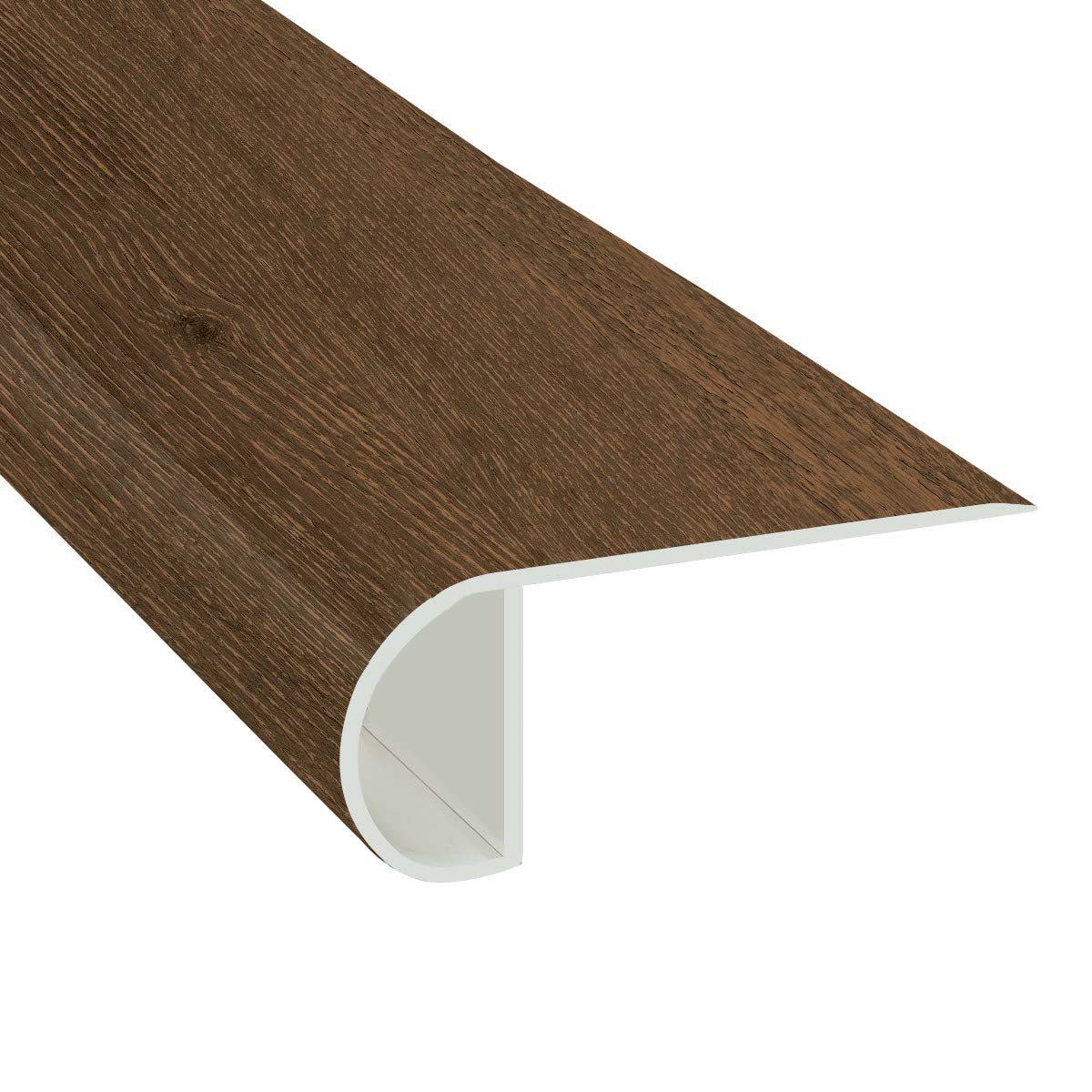 Parker Peak Walnut Waterproof 2.25 in wide x 7.5 ft Length Low Profile Stair Nose
