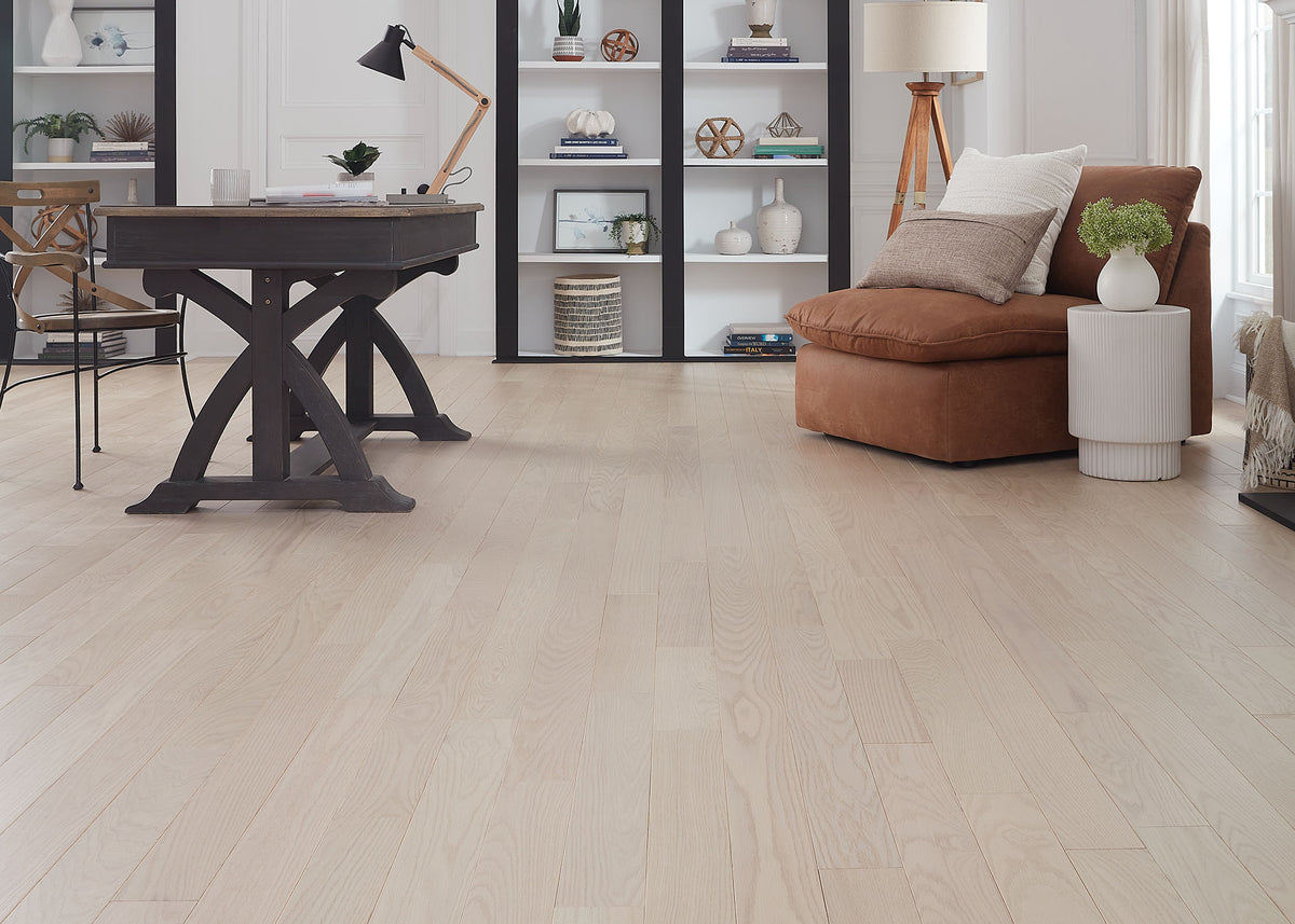 3/4 in. Frozen Coast Oak Prefinished Solid Hardwood Flooring 4 in. Wide