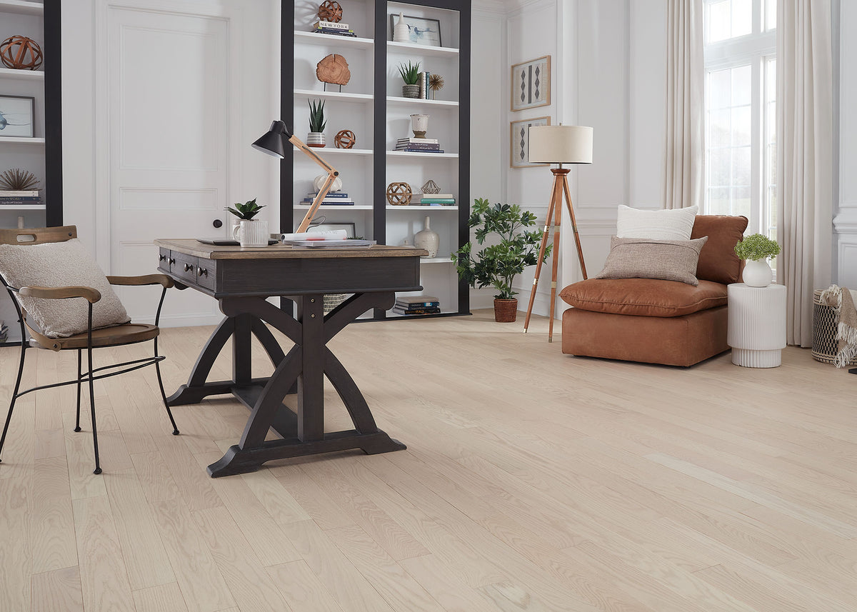 3/4 in. Frozen Coast Oak Prefinished Solid Hardwood Flooring 4 in. Wide