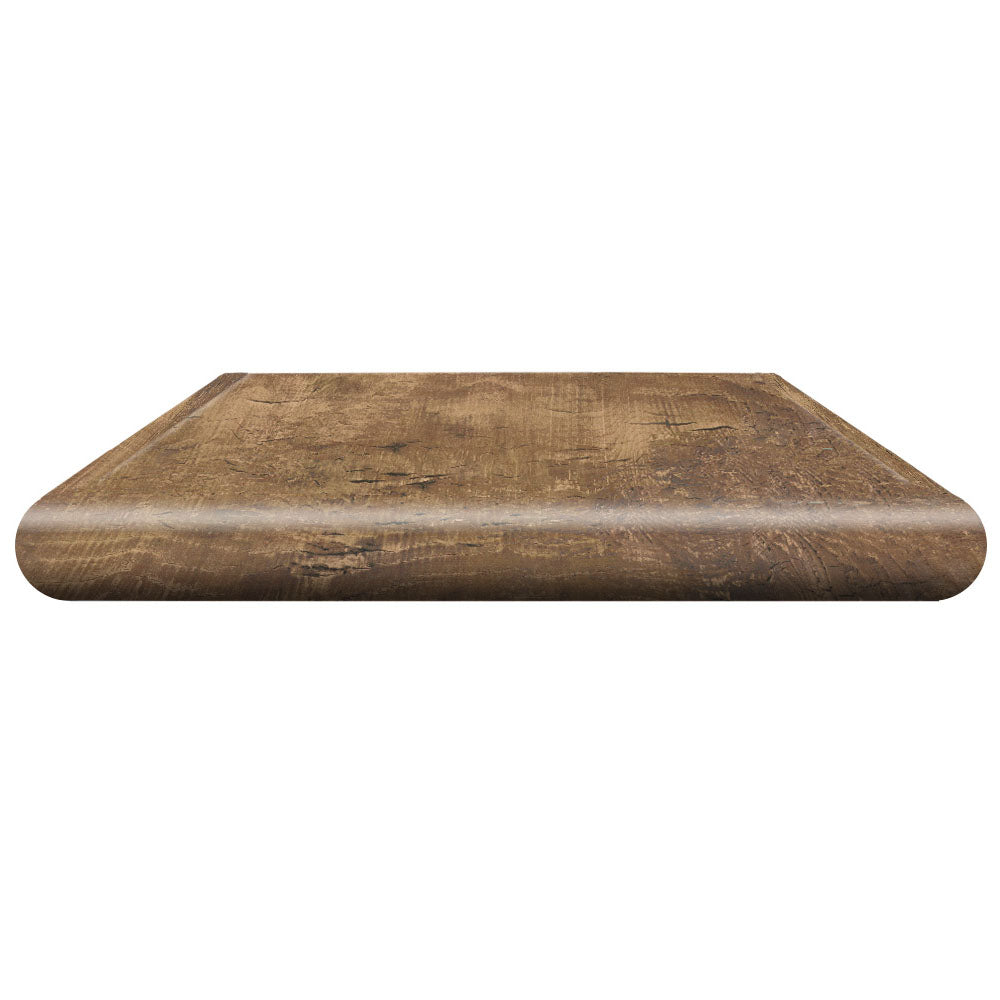 Tranquility Rustic Reclaimed Oak 48" Retrofit Tread with Return