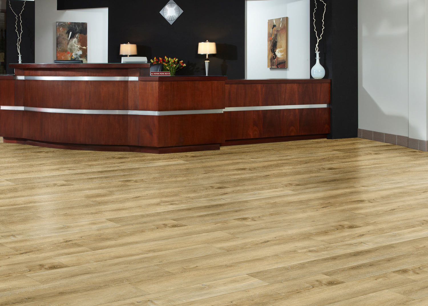 6mm w/pad Island Oak Waterproof Rigid Vinyl Plank Flooring 7.08 in. Wide x 60 in. Long