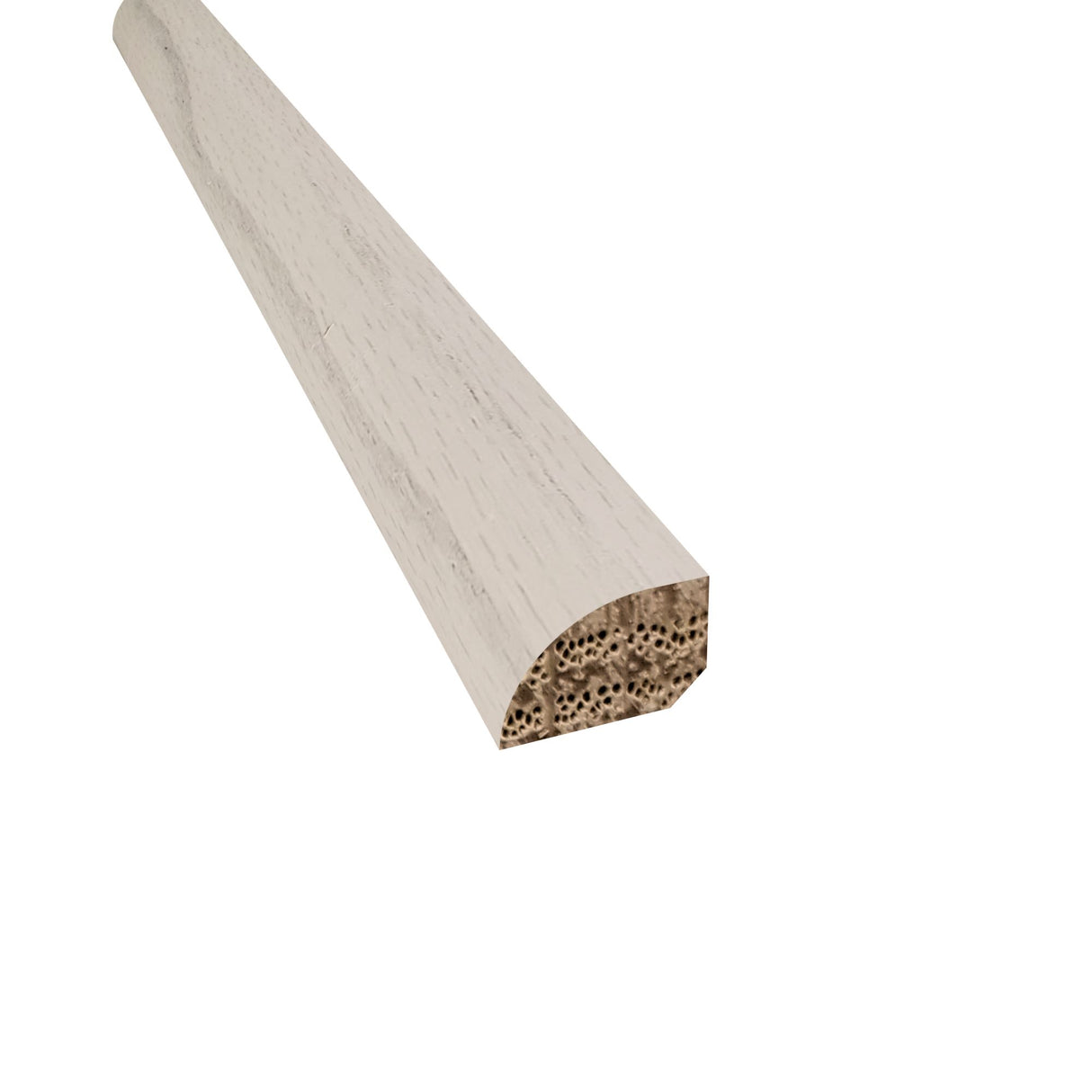 Prefinished Frozen Coast Oak Hardwood 1/2 in. Thick x 0.75 in. Wide x 78 in. Length Shoe Molding