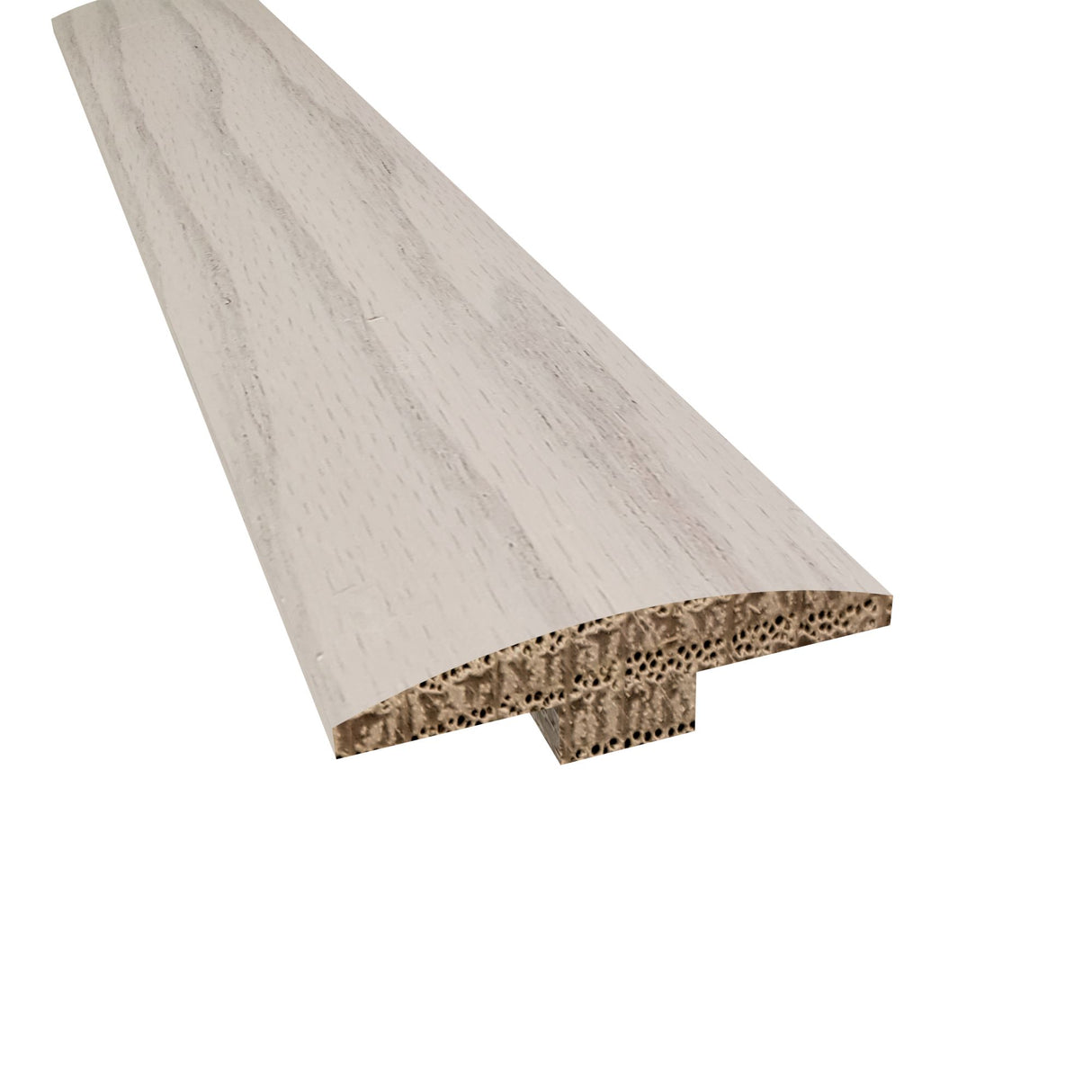 Prefinished Frozen Coast Oak Hardwood 1/4 in. Thick x 2 in. Wide x 78 in. Length T-Molding