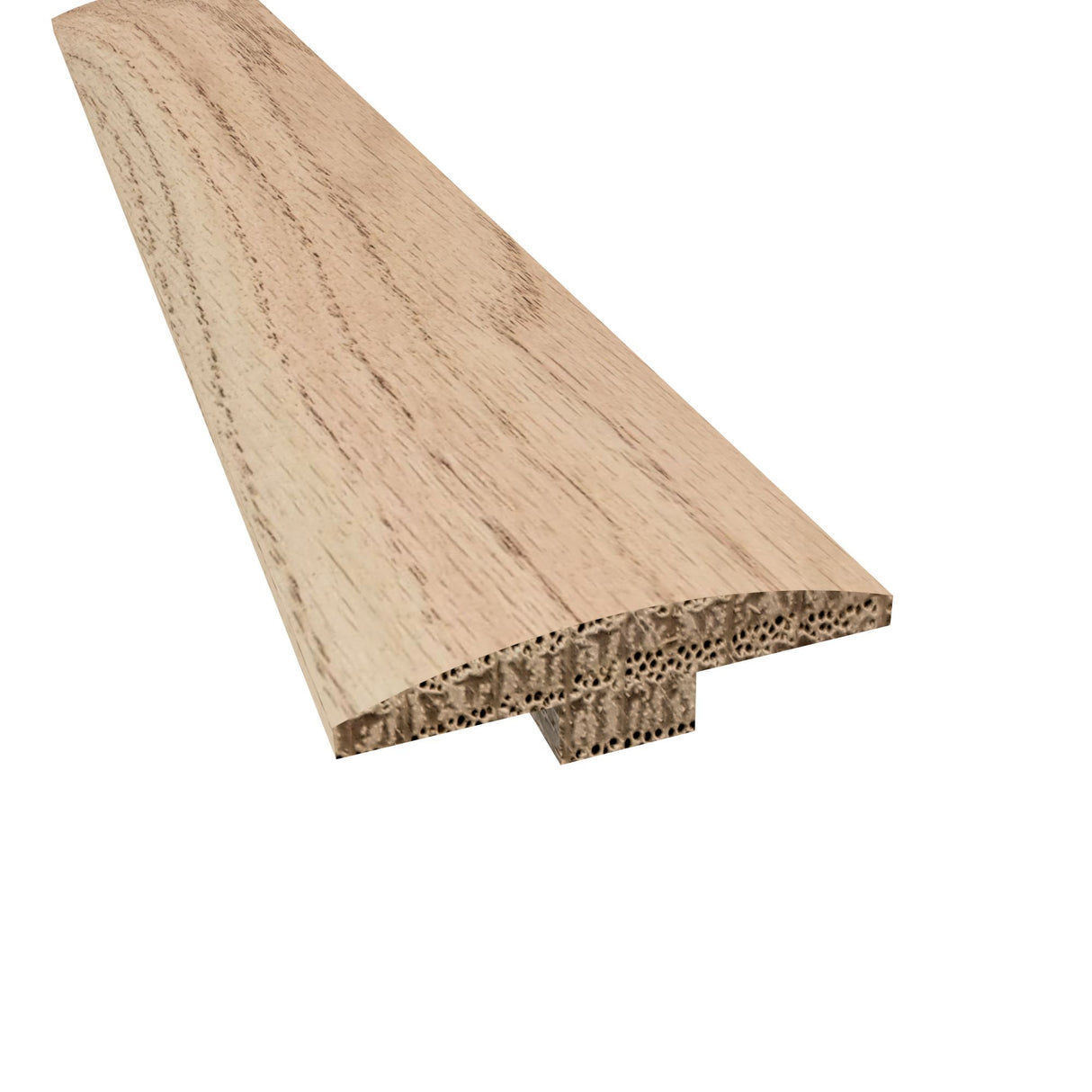 Prefinished Winter Seaport Oak Hardwood 1/4 in. Thick x 2 in. Wide x 78 in. Length T-Molding