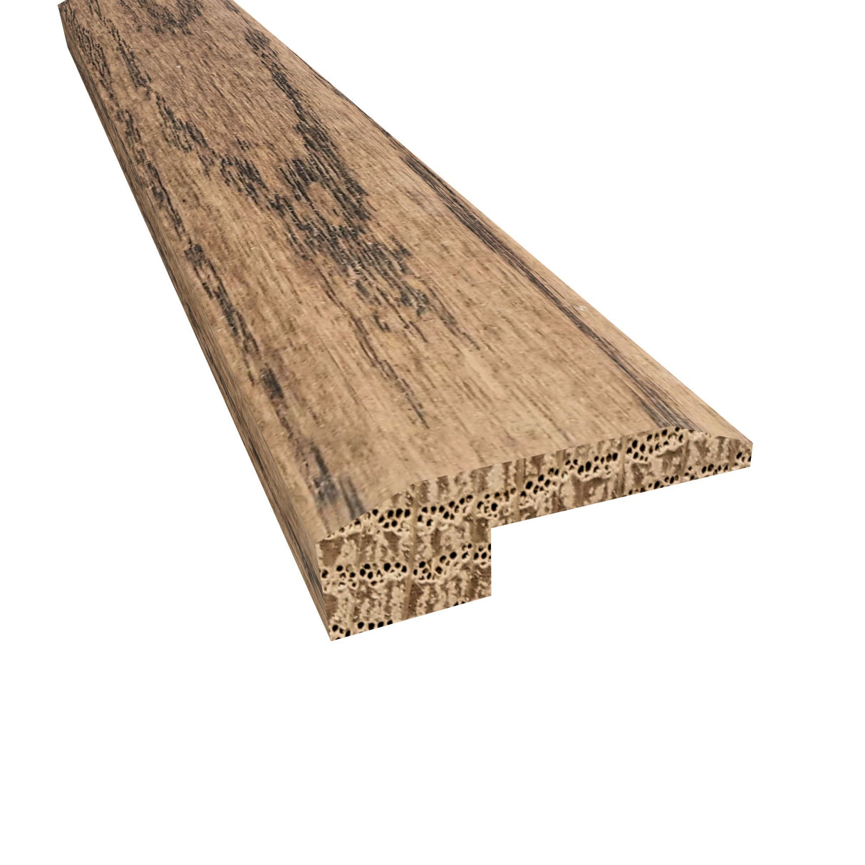 Prefinished Arctic Hunter Oak Hardwood 5/8 in. Thick x 2 in. Wide x 78 in. Length Threshold