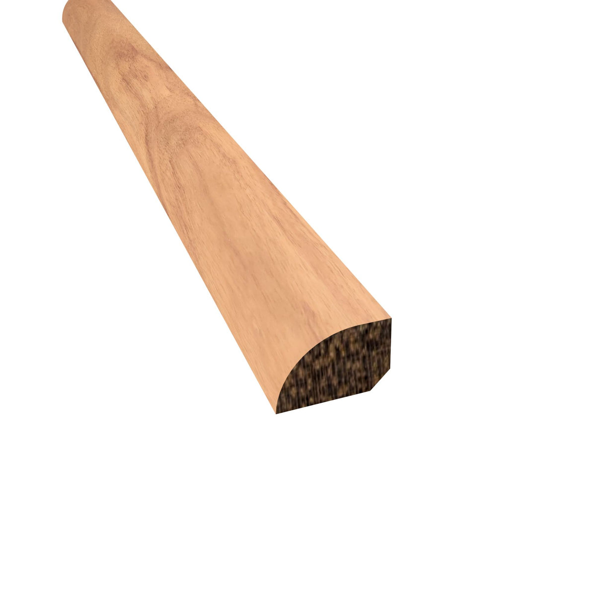 Prefinished Honeybrush Acacia Hardwood 1/2 in. Thick x 0.75 in. Wide x 78 in. Length Shoe Mold