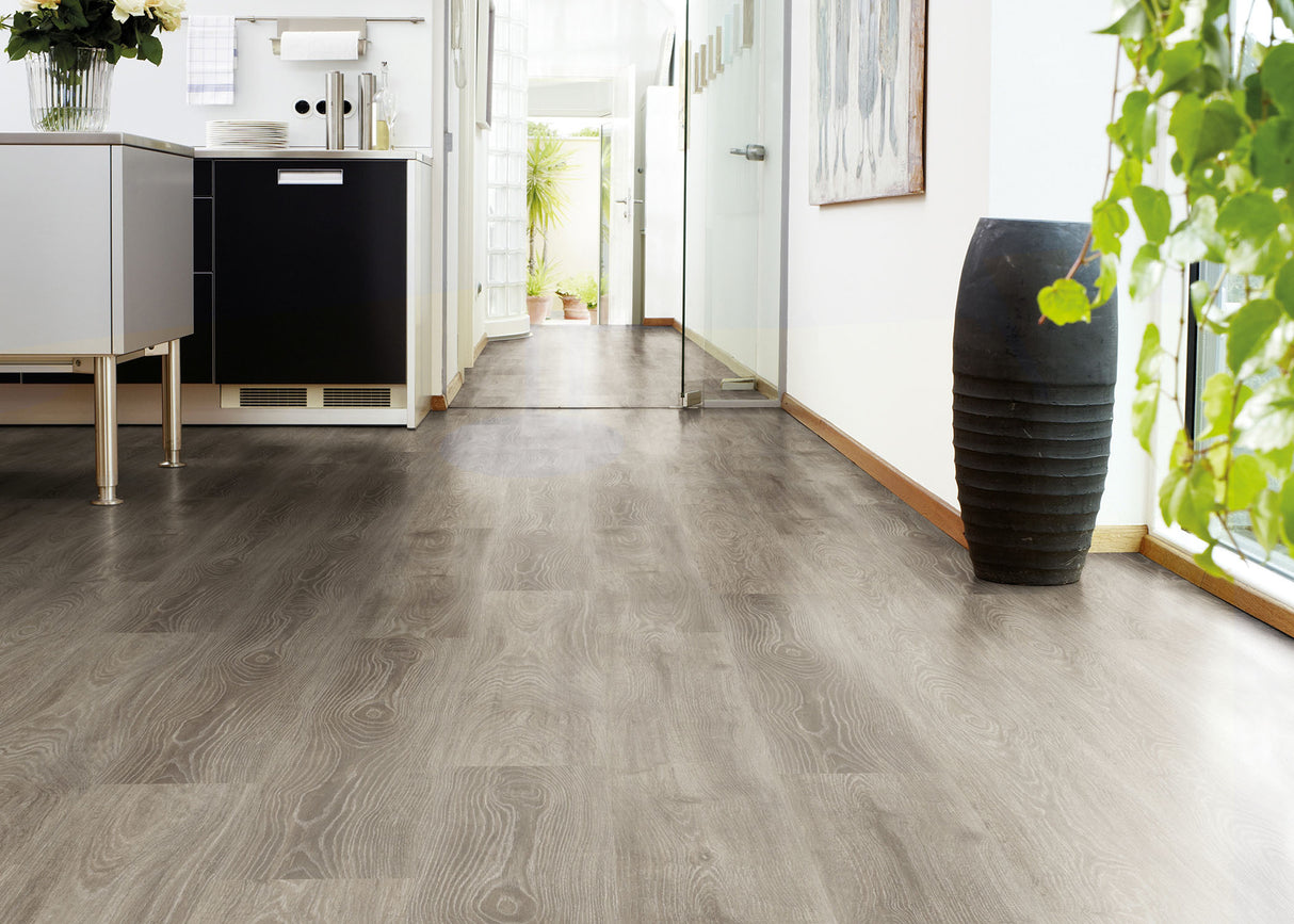 7mm Alpenheim Oak Water-Resistant Laminate Flooring 7.6 in. Width x 54.4 in. Length