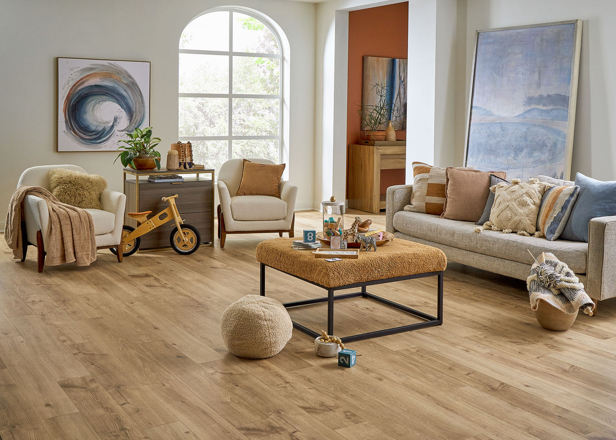 5mm w/pad Yorkshire Cottage Oak Waterproof Rigid Vinyl Plank Flooring - Sample