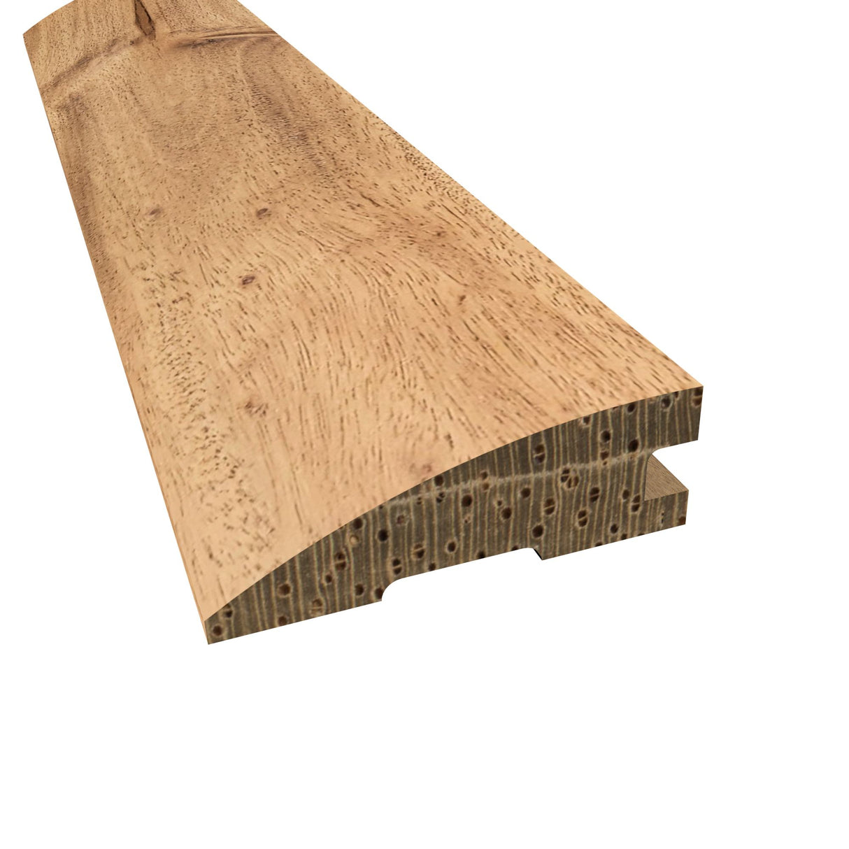 Prefinished Golden Mahogany Hardwood 3/4 in. Thick x 2.25 in. Wide x 78 in. Length Reducer