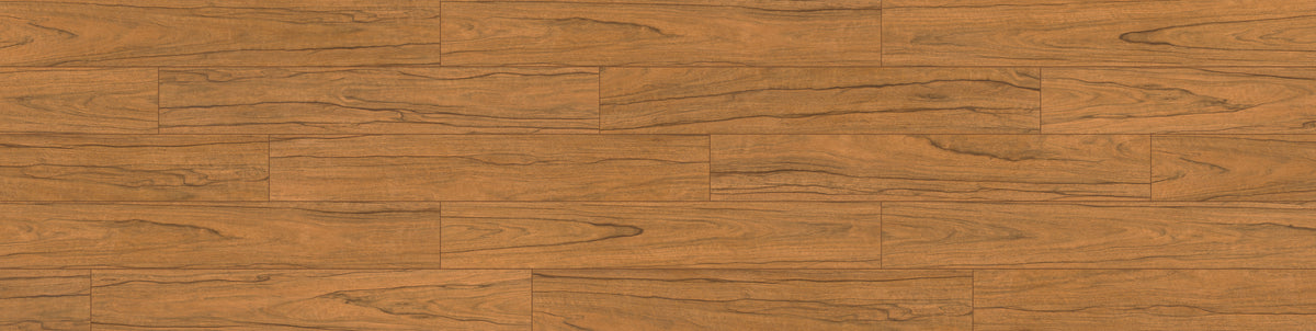 9mm w/pad Mandalay Walnut Waterproof Hybrid Resilient Flooring 7.56 in. Wide x 50.63 in. Long
