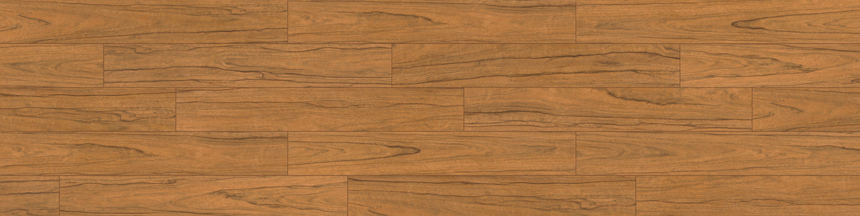 9mm w/pad Mandalay Walnut Water-Resistant Hybrid Resilient Flooring 7.56 in. Wide x 50.63 in. Long