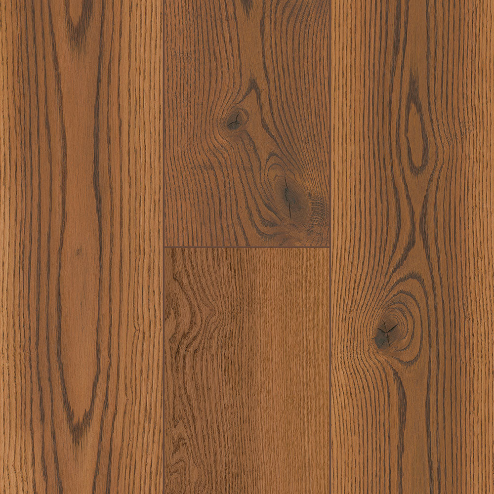9mm w/pad Redrock Spring Oak Water-Resistant Hybrid Resilient Flooring 7.56 in. Wide x 50.63 in. Long