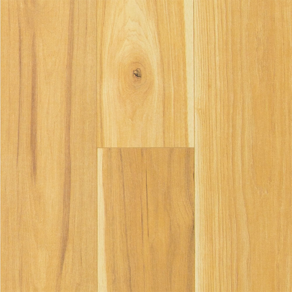 9mm w/pad Honey Falls Hickory Water-Resistant Hybrid Resilient Flooring 7.56 in. Wide x 50.63 in. Long