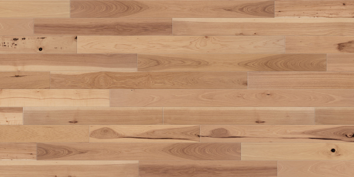 7/16 in. Matte Natural Hickory Engineered Hardwood Flooring - Sample