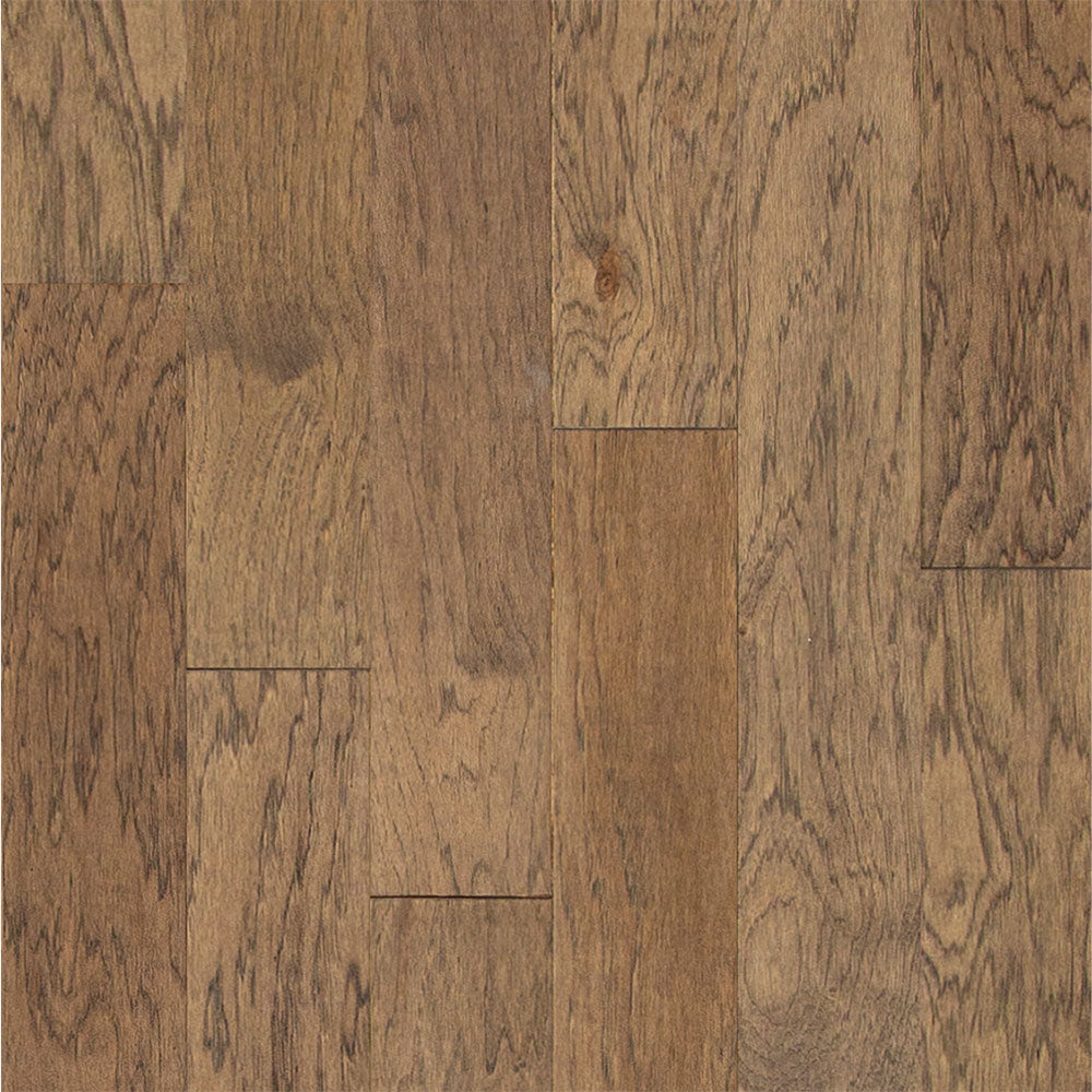 3/8 in. Shadow Valley Hickory Quick Click Prefinished Engineered Hardwood Flooring 5.38 in. Wide