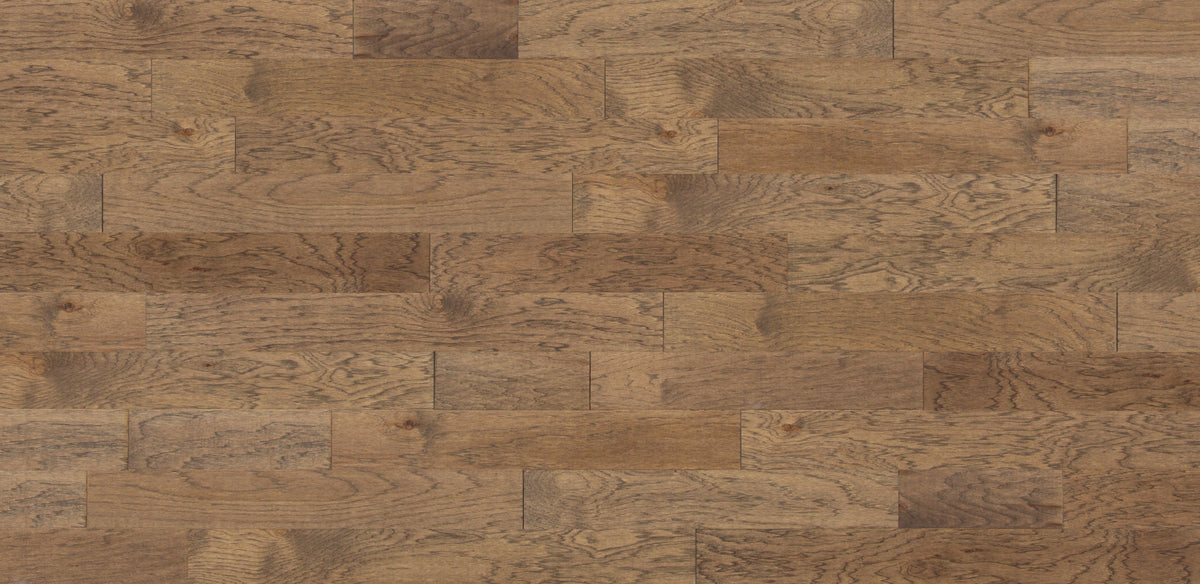 3/8 in. Shadow Valley Hickory Quick Click Engineered Hardwood Flooring - Sample
