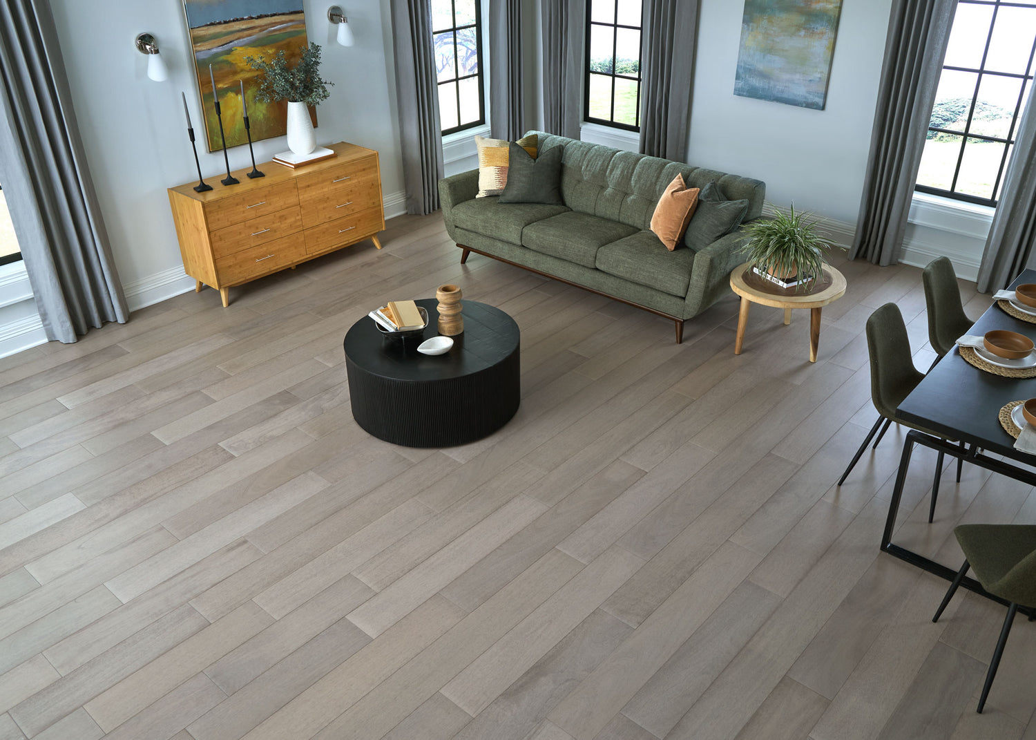 9/16 in. Misty Brazilian Oak Prefinished Engineered Hardwood Flooring 7.5 in. Wide