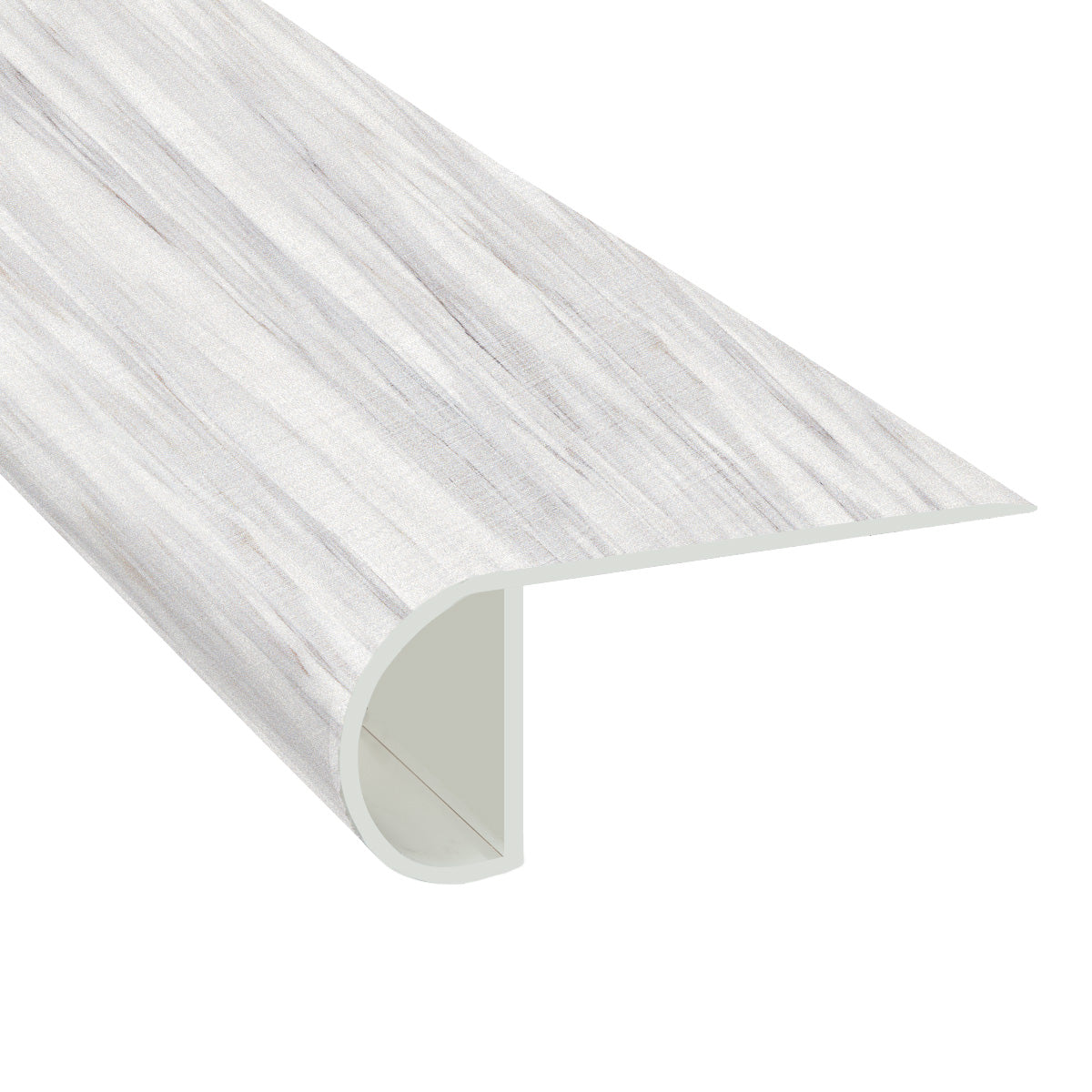 DH WP Trevi Fountain Marble Laminate Waterproof 2.25 in wide x 7.5 ft Length Low Profile Stair Nose