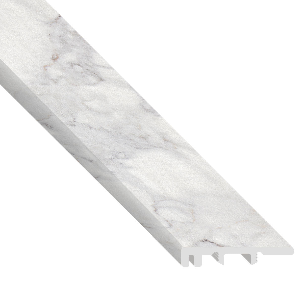DH WP Trevi Fountain Marble Laminate Waterproof 1.5 in wide x 7.5 ft Length Low Profile End Cap