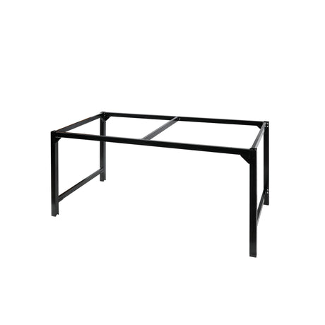 Metal Leg Kit Frame for 30 In. x 60 In. Desktop - 28 In. Depth x 58 In. Width x 28 In. Height - Black