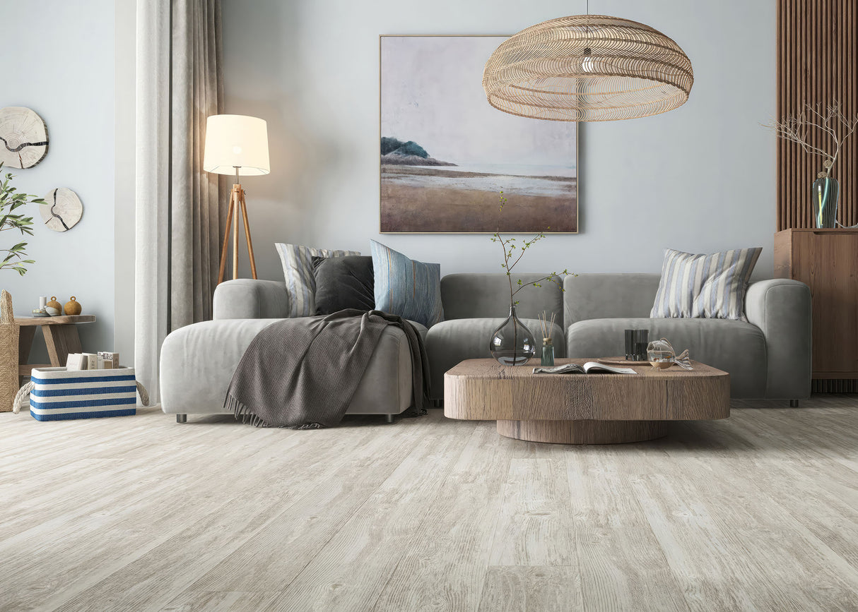 5mm w/pad Mountain Breeze Pine Waterproof Rigid Vinyl Plank Flooring - Sample