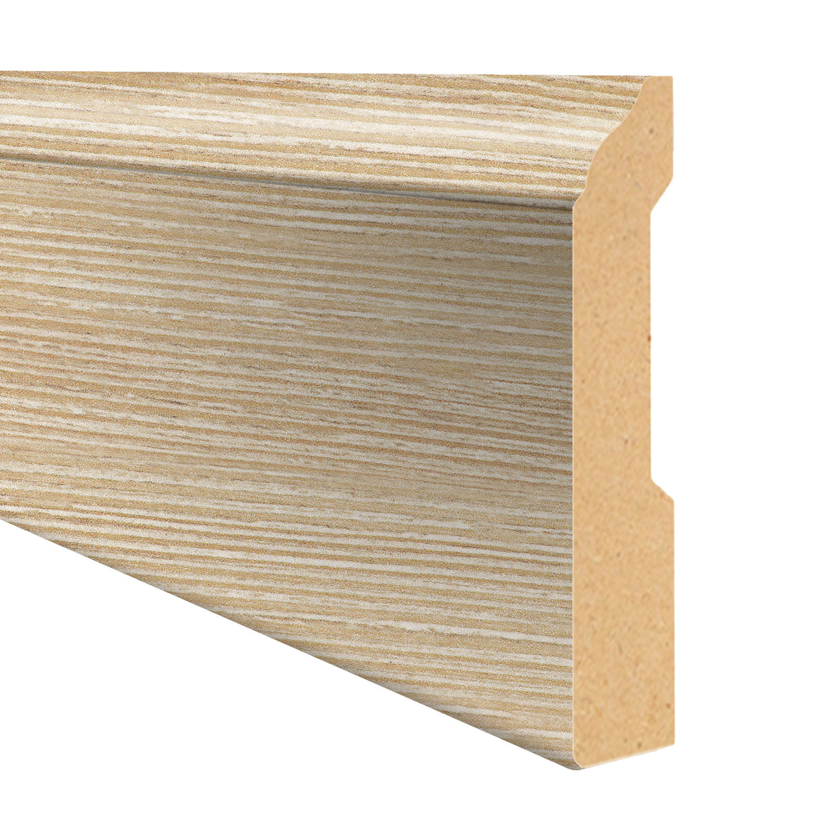 Mellow Creek Oak Hybrid Resilient 3.25 in wide x 7.5 ft Length Baseboard