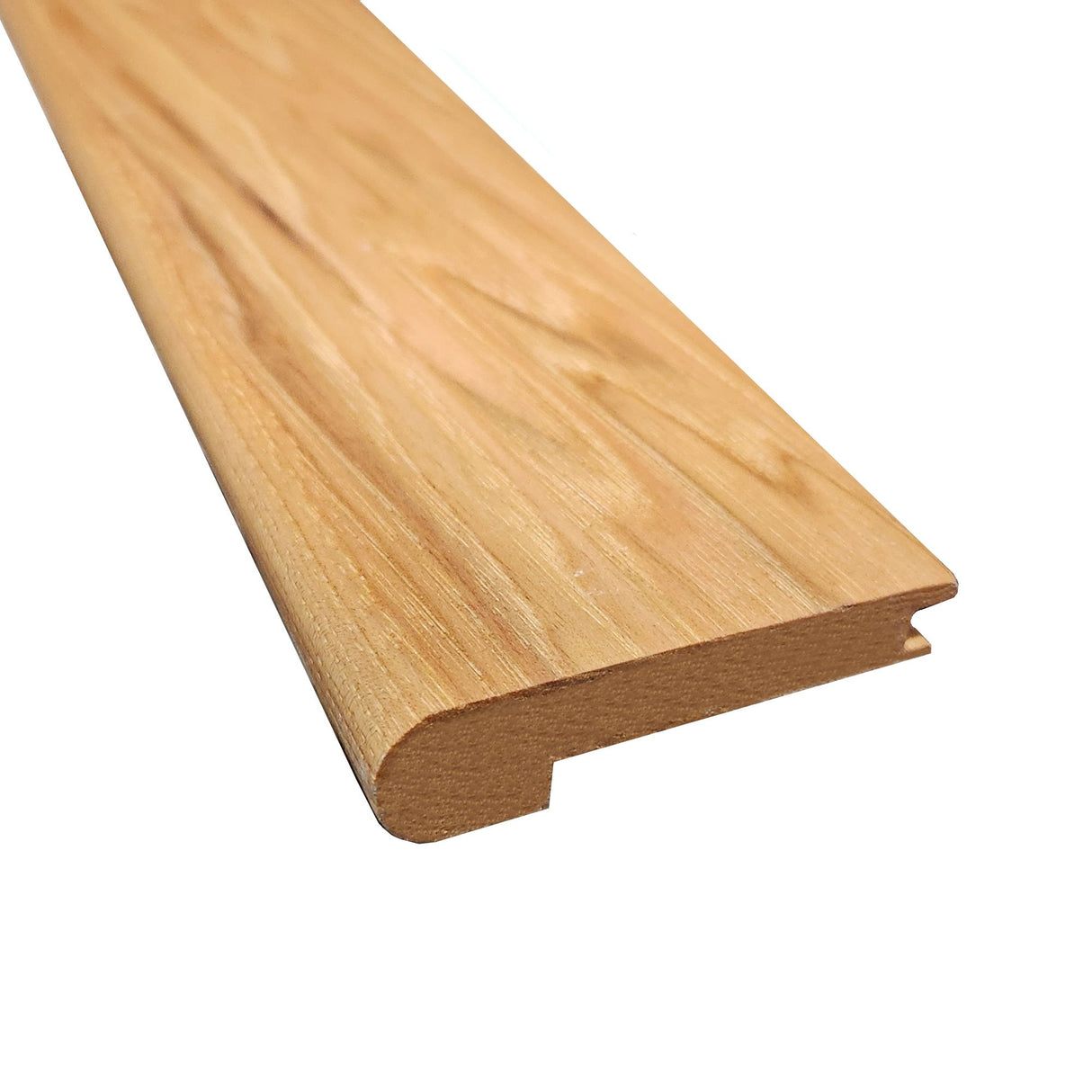 Prefinished Matte Hickory Hardwood 7/16 in. Thick x 2.75 in. Wide x 78 in. Length Stair Nose