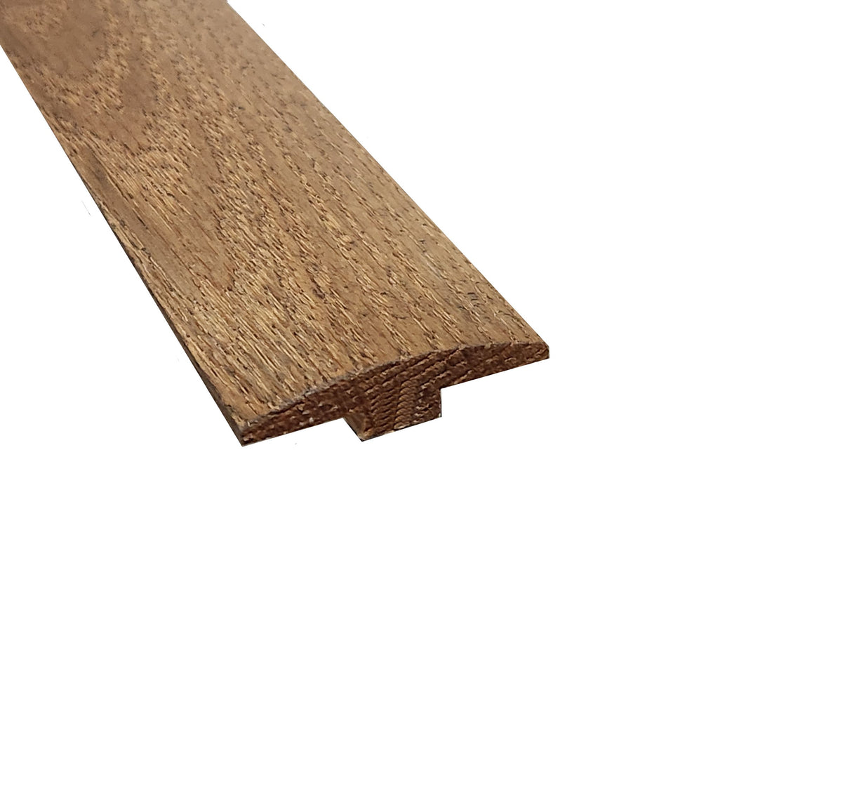 Prefinished Nutmeg Oak Hardwood 1/4 in. Thick x 2 in. Wide x 78 in. Length T-Molding