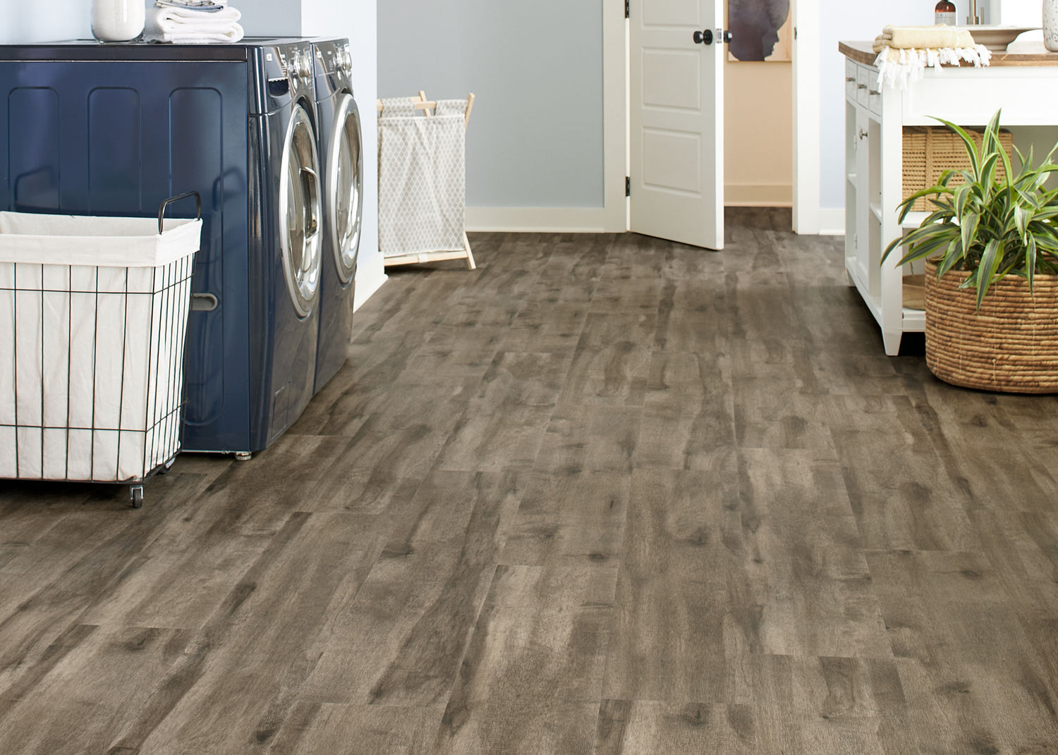 7mm w/pad Rattan Maple Waterproof Rigid Vinyl Plank 9.3 in. Wide x 60 in. Long