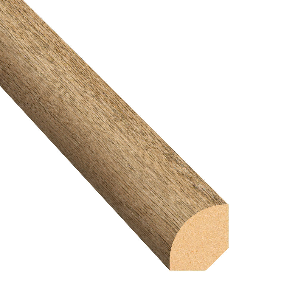 Brisbane River Oak Hybrid Resilient .75 in wide x 7.5 ft Length Quarter Round