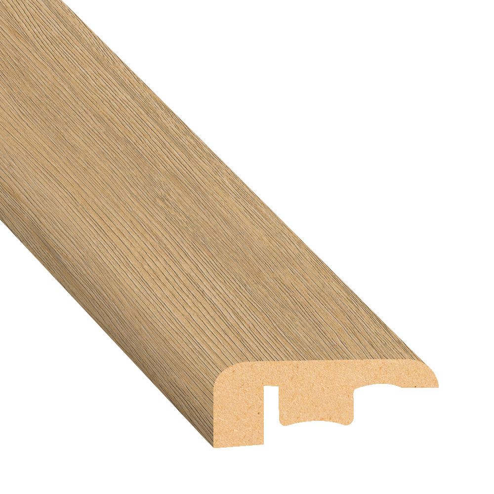 Brisbane River Oak Hybrid Resilient Waterproof 1.5 in wide x 7.5 ft Length Low Profile End Cap