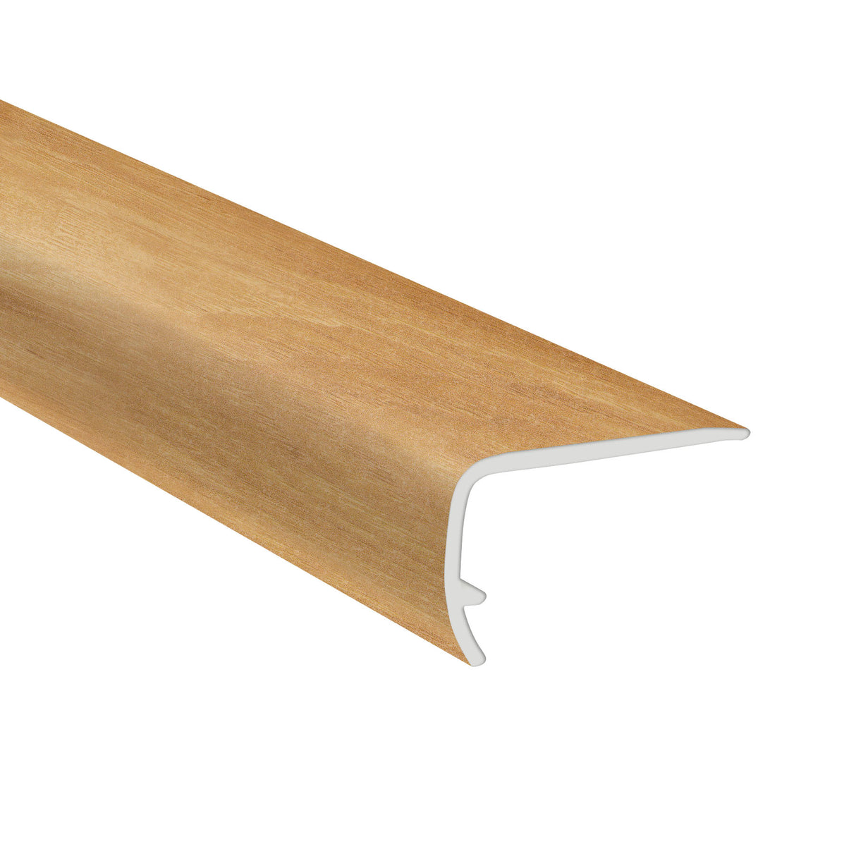 Honey Falls Hickory Hybrid Resilient Waterproof 2.25 in wide x 7.5 ft Length Low Profile Stair Nose