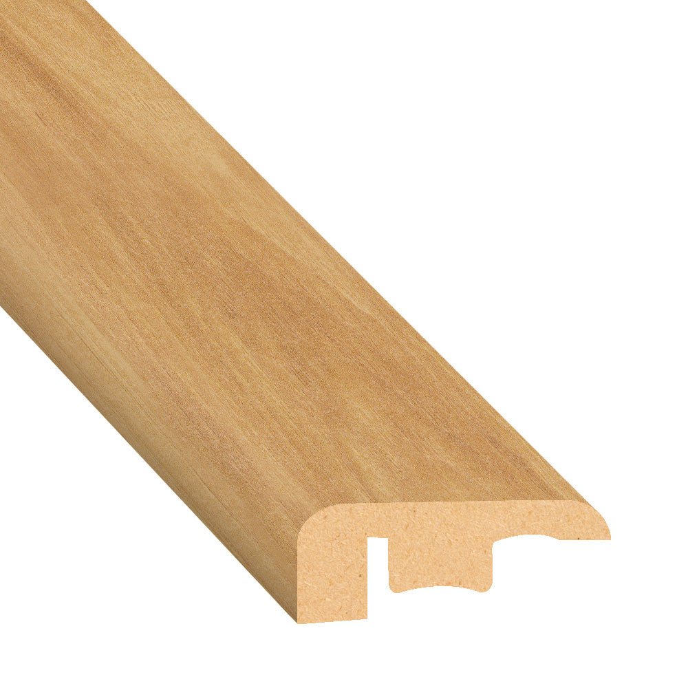 Honey Falls Hickory Hybrid Resilient Waterproof 1.5 in wide x 7.5 ft Length Low Profile End Cap