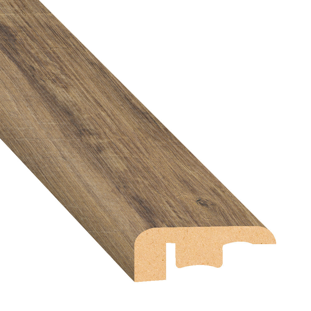 Buffalo Bayou Oak Hybrid Resilient Waterproof 1.5 in wide x 7.5 ft Length Low Profile End Cap